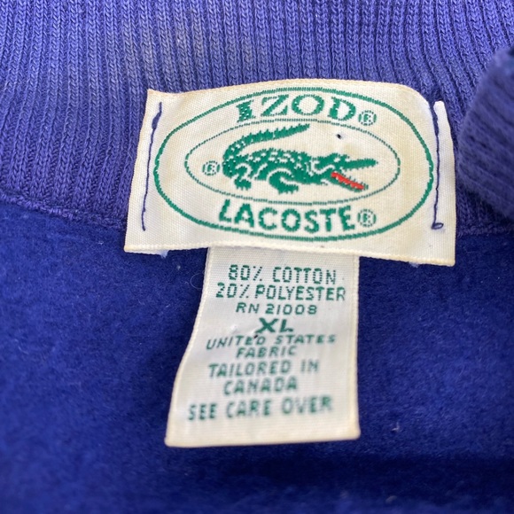 Vintage 80s half zip Izod/Lacoste ! - Picture 5 of 7